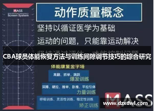 CBA球员体能恢复方法与训练间隙调节技巧的综合研究